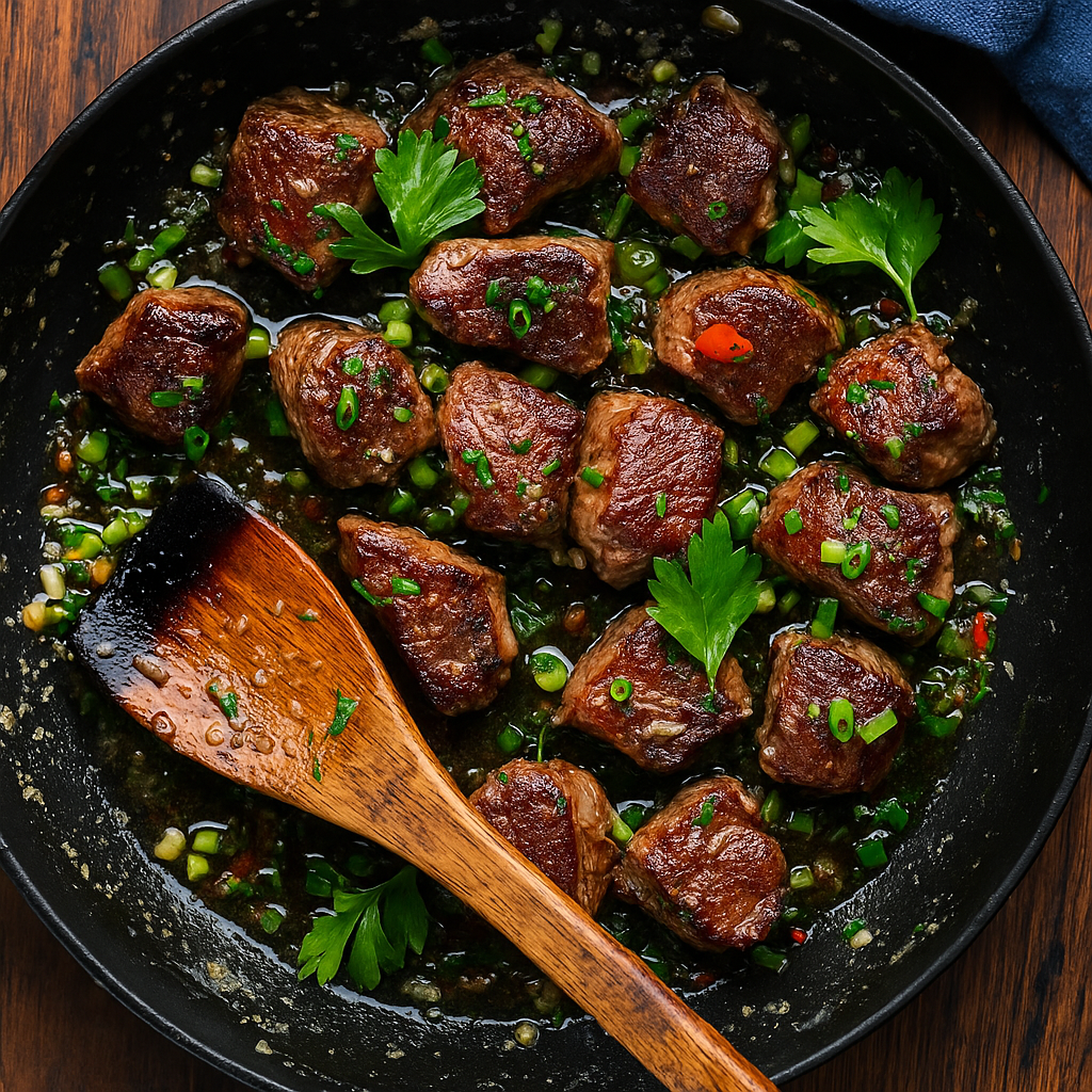 Garlic butter Steak Bites