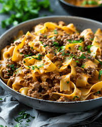 High protein beef pasta