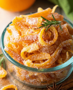 Candied orange peel