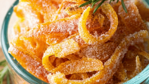 Candied orange peel