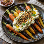 Roasted Carrots with Whipped Ricotta and Hot Honey