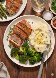 Maple Bacon Pork Chops Recipe