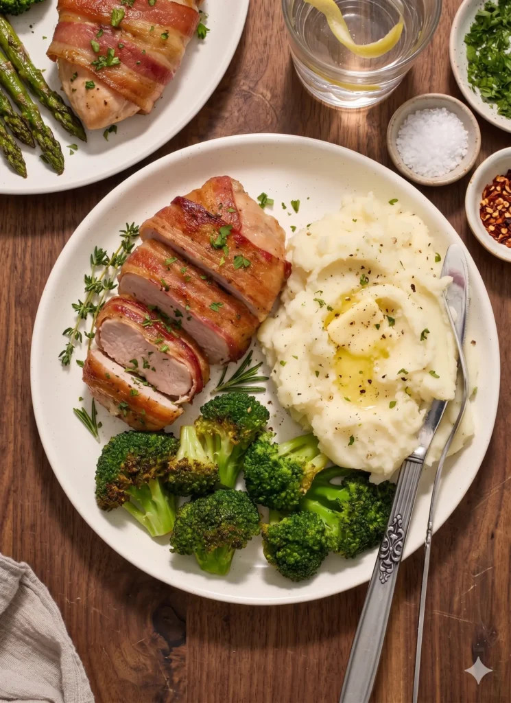 Maple Bacon Pork Chops Recipe